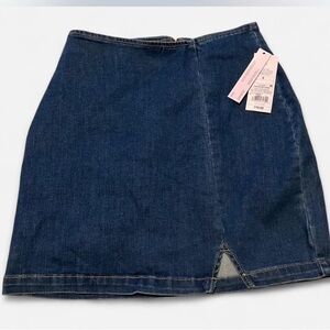 Wild Fable Dark Blue Denim Mini Skirt